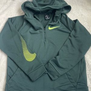 Nike Dri Fit Quartee Zip Hoodie Boys Large